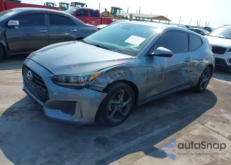 2019 Hyundai Veloster 2.0 из США, поврежденный, VIN KMHTG6AF3KU017378